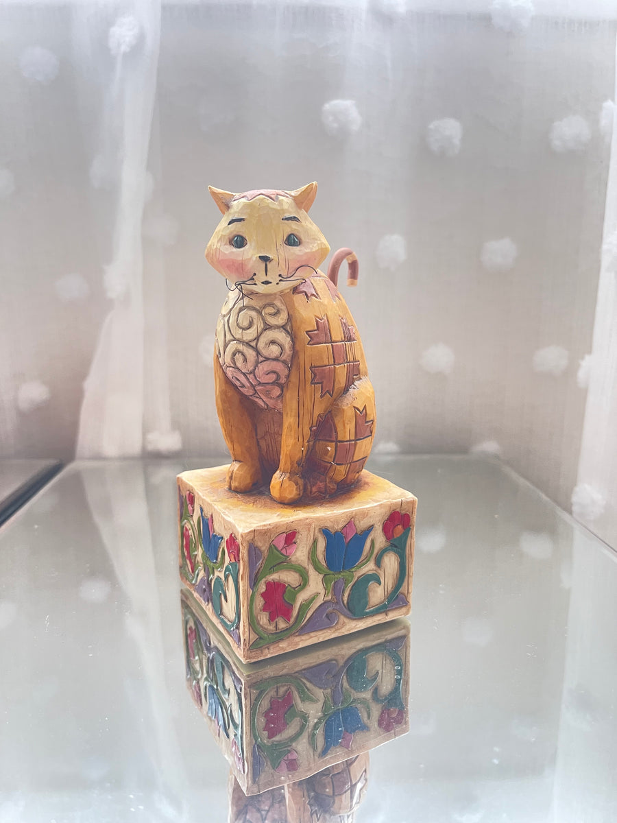 2003 Heartwood Creek Jim Shore Cat Figurine with Whiskers – MAMOMA
