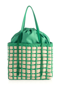 Verdant Woven Tote Bag