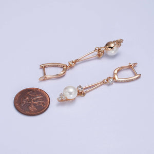 Drip Drop 18k Rose Gold Filled Earrings