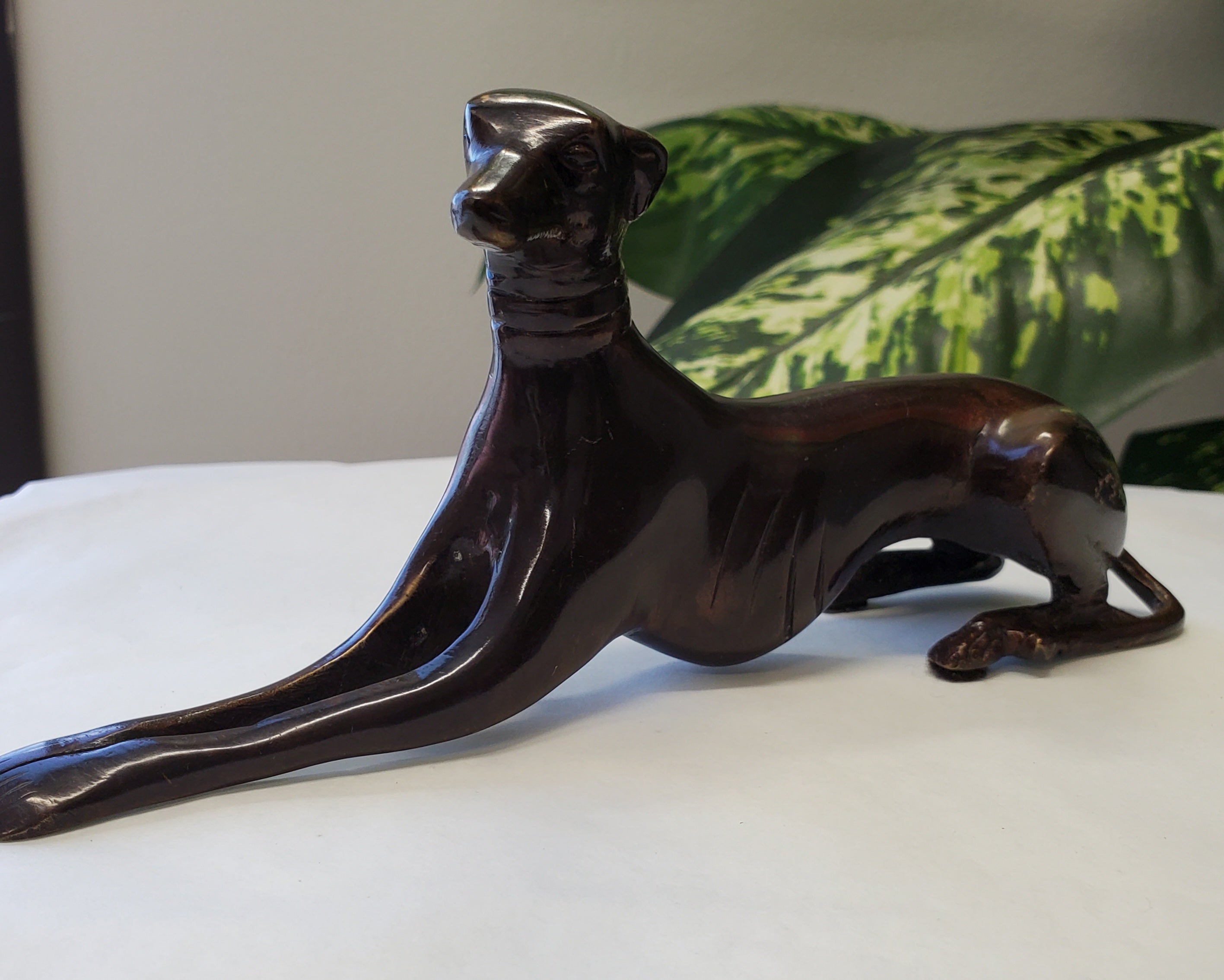 Bronze Greyhound Whippet Sculptures