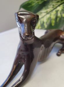 Bronze Greyhound Whippet Sculptures