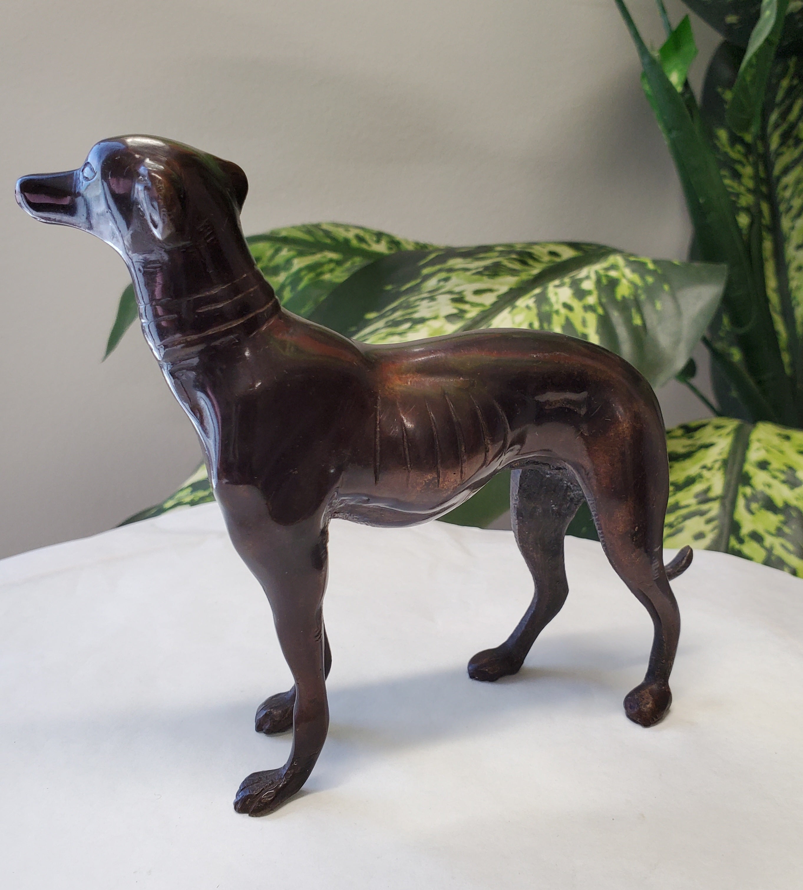 Bronze Greyhound Whippet Sculptures