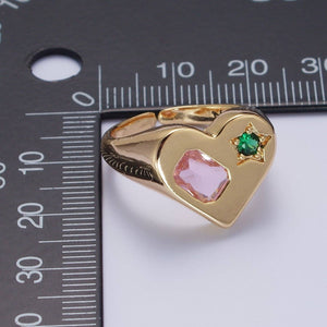 Mon Cœur Signet Adjustable Ring