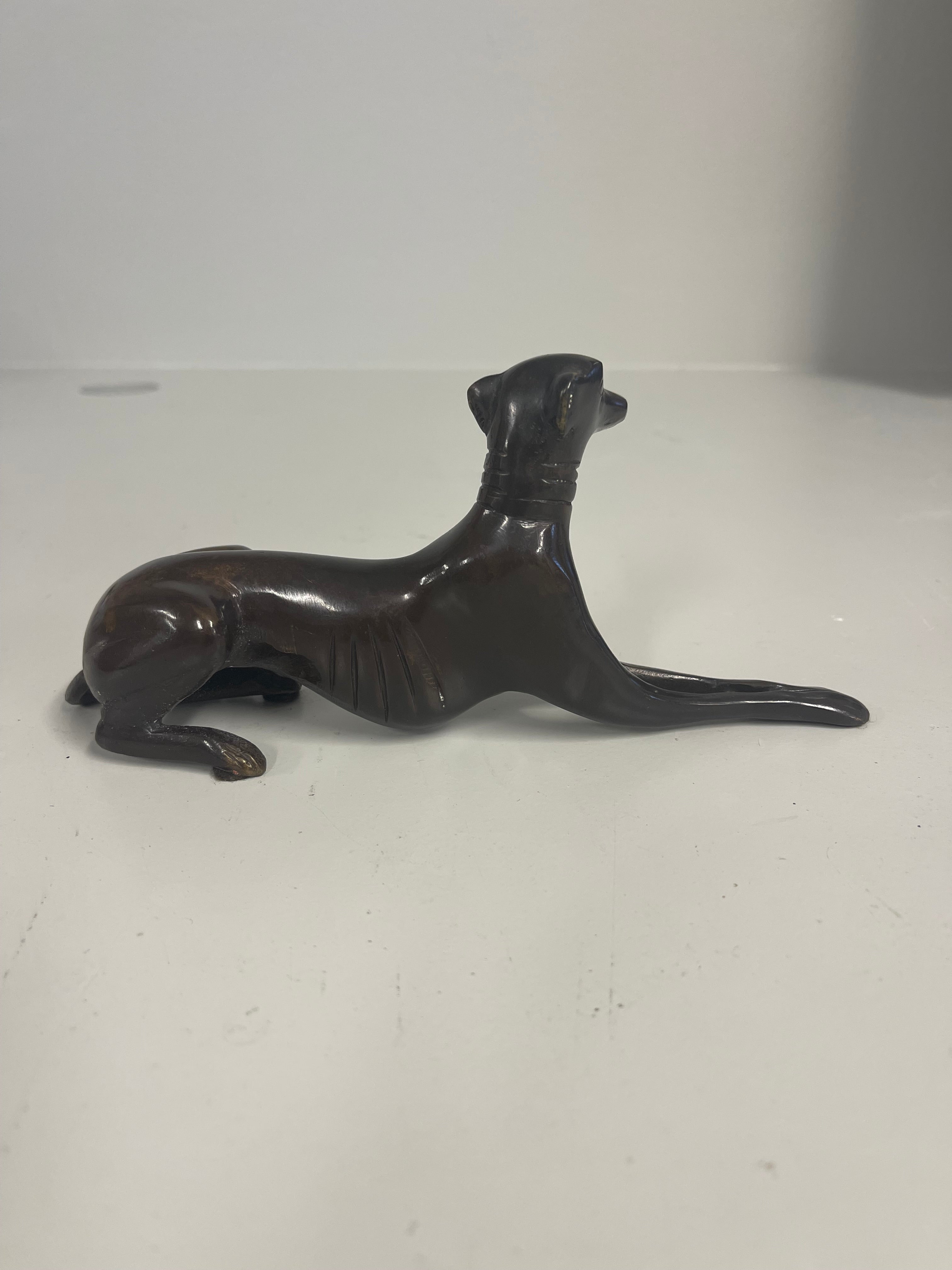 Bronze Greyhound Whippet Sculptures