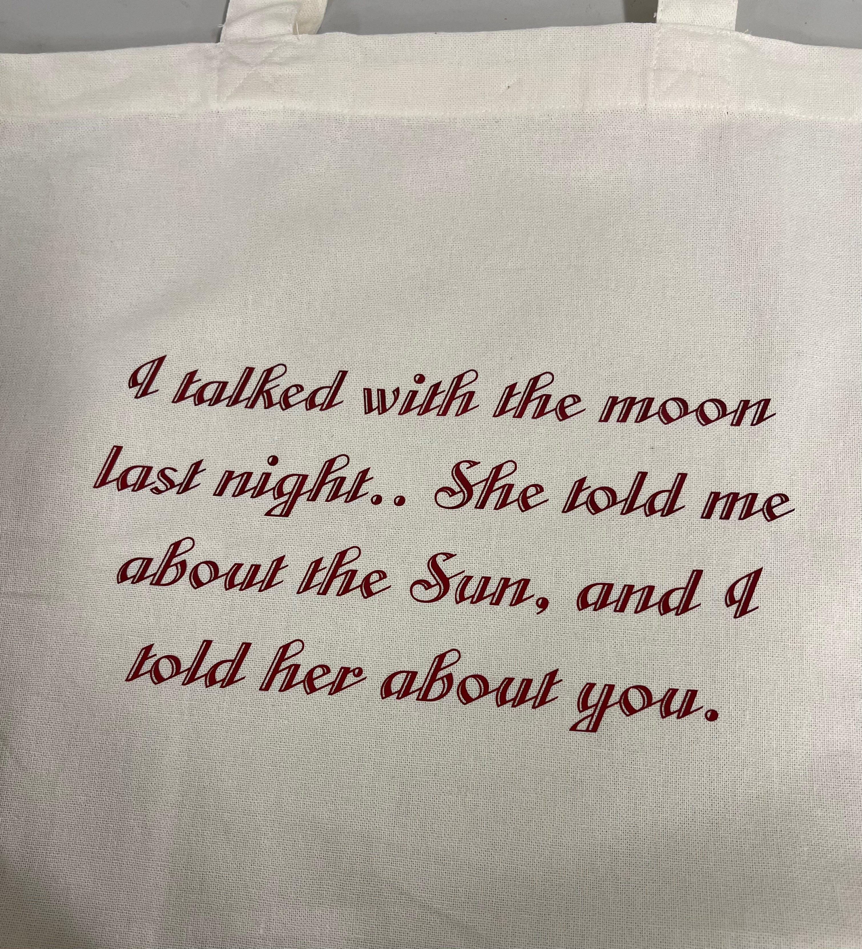 ‘Moon Talks’ Tote Bag