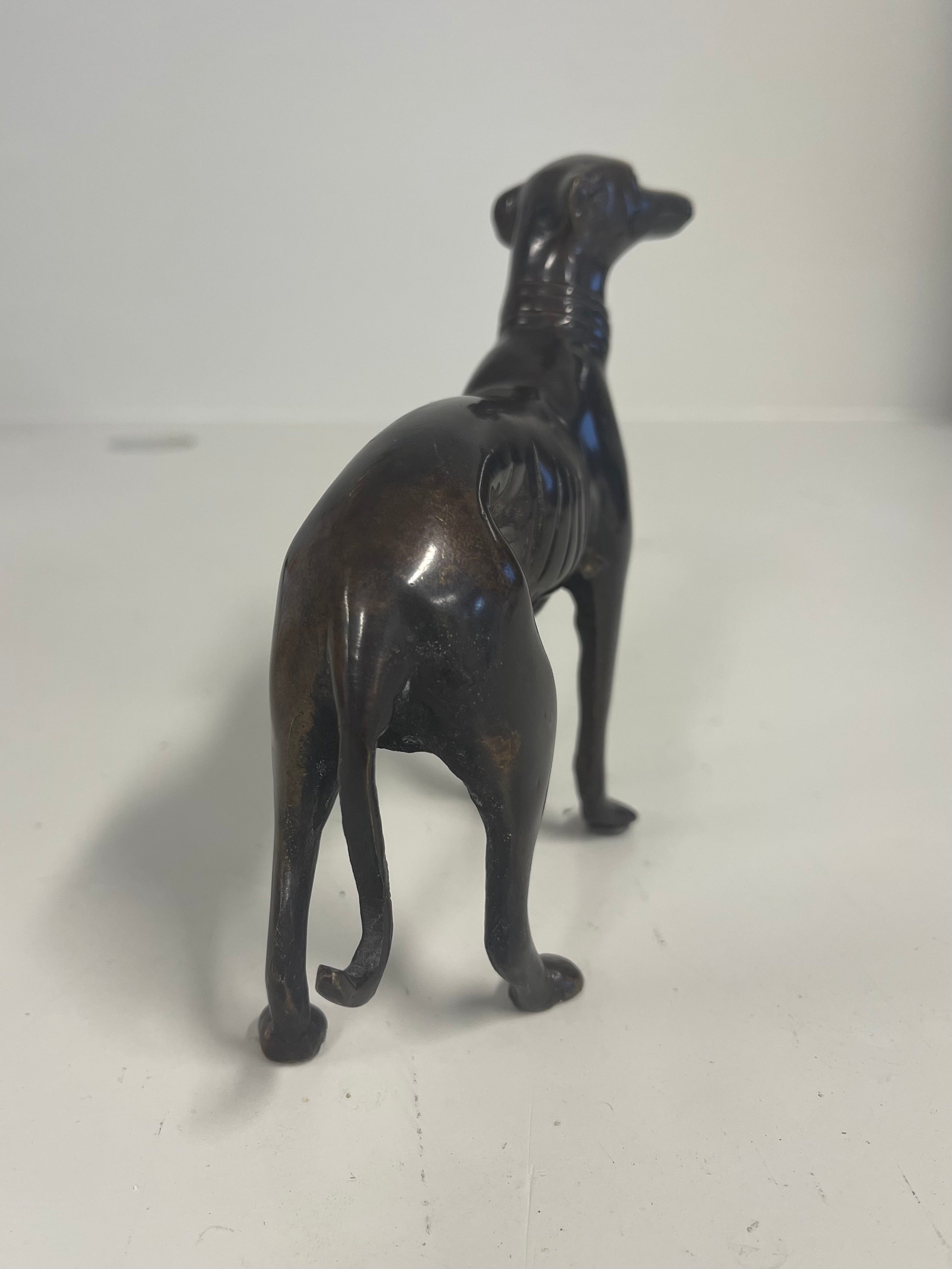 Bronze Greyhound Whippet Sculptures