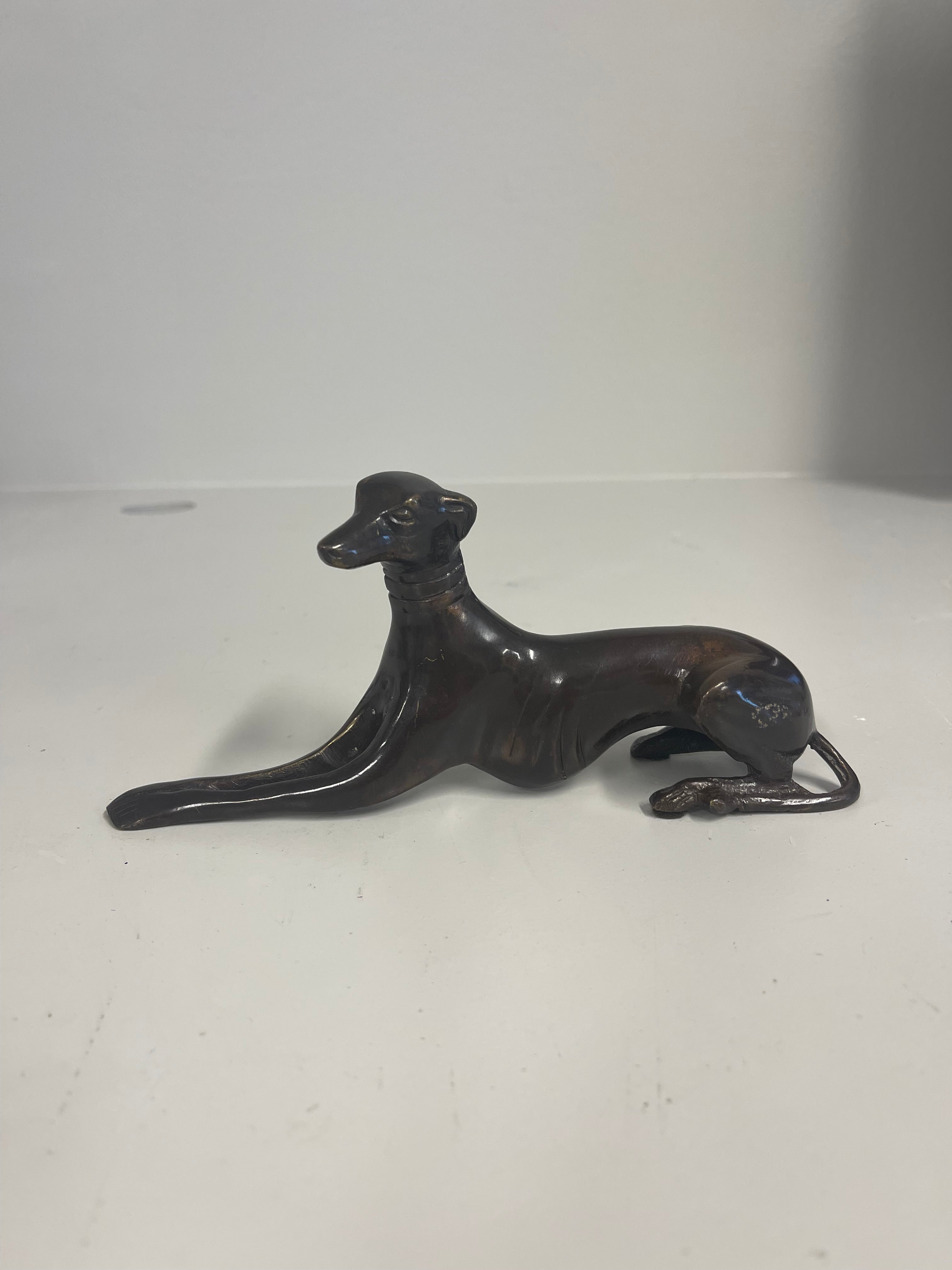 Bronze Greyhound Whippet Sculptures