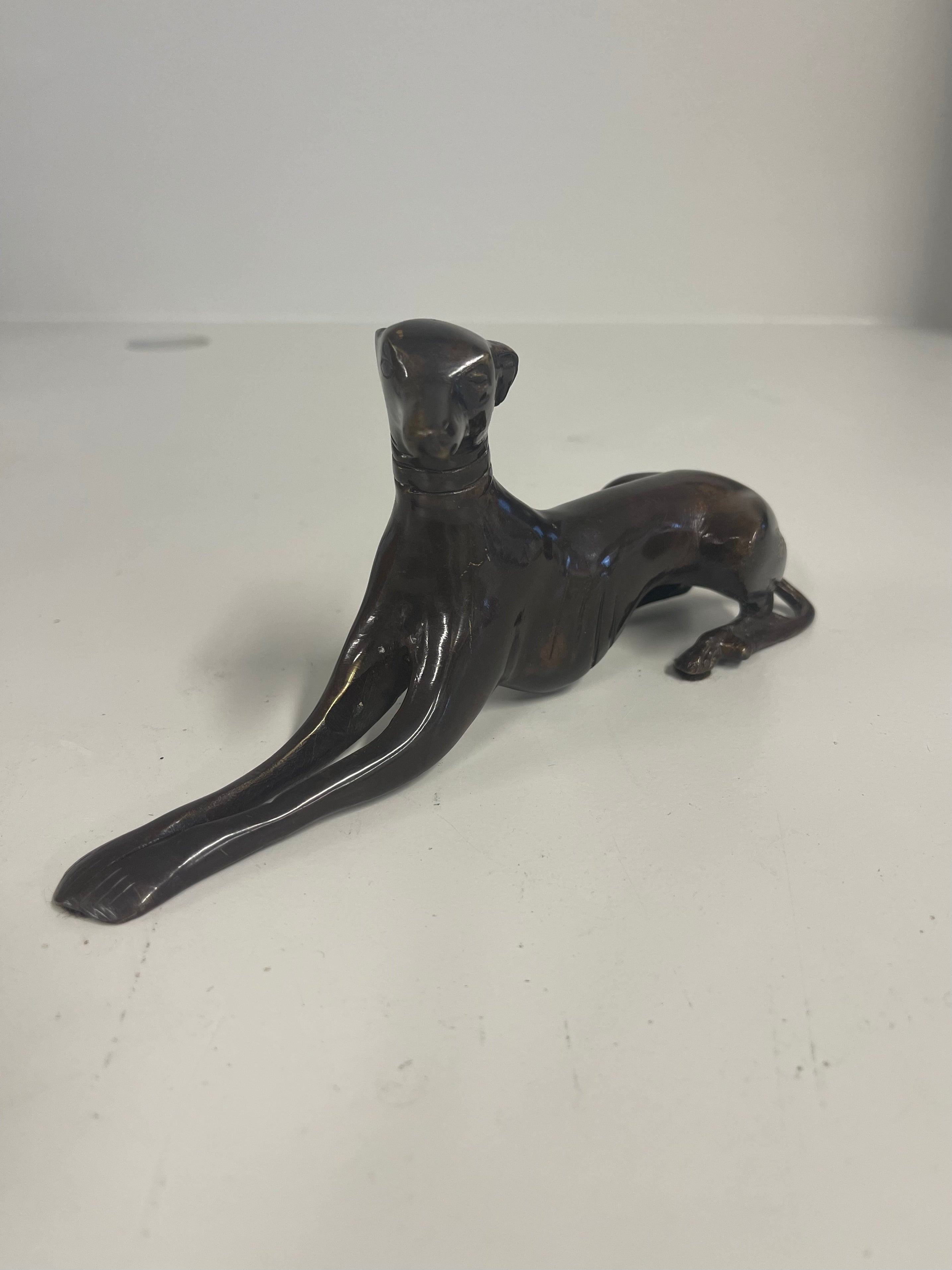 Bronze Greyhound Whippet Sculptures