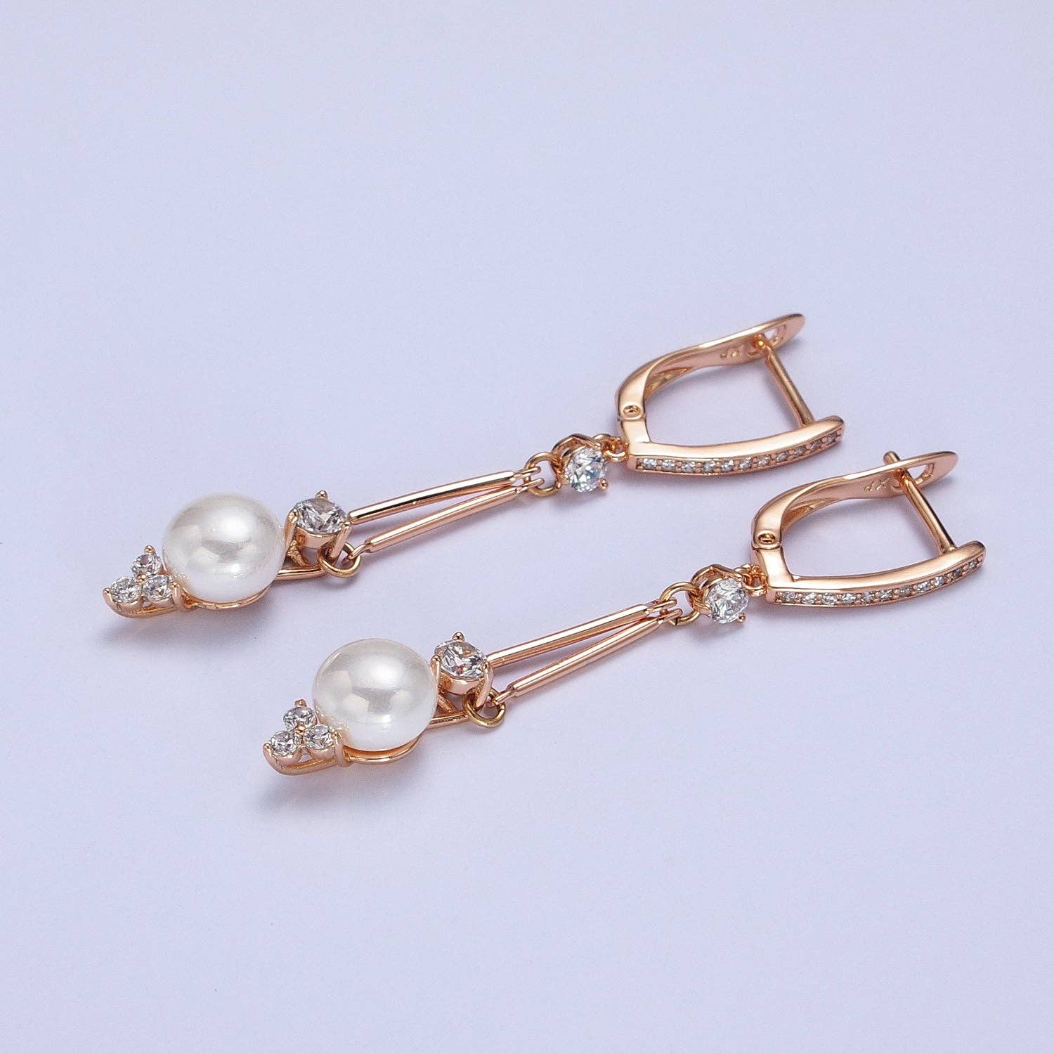 Drip Drop 18k Rose Gold Filled Earrings