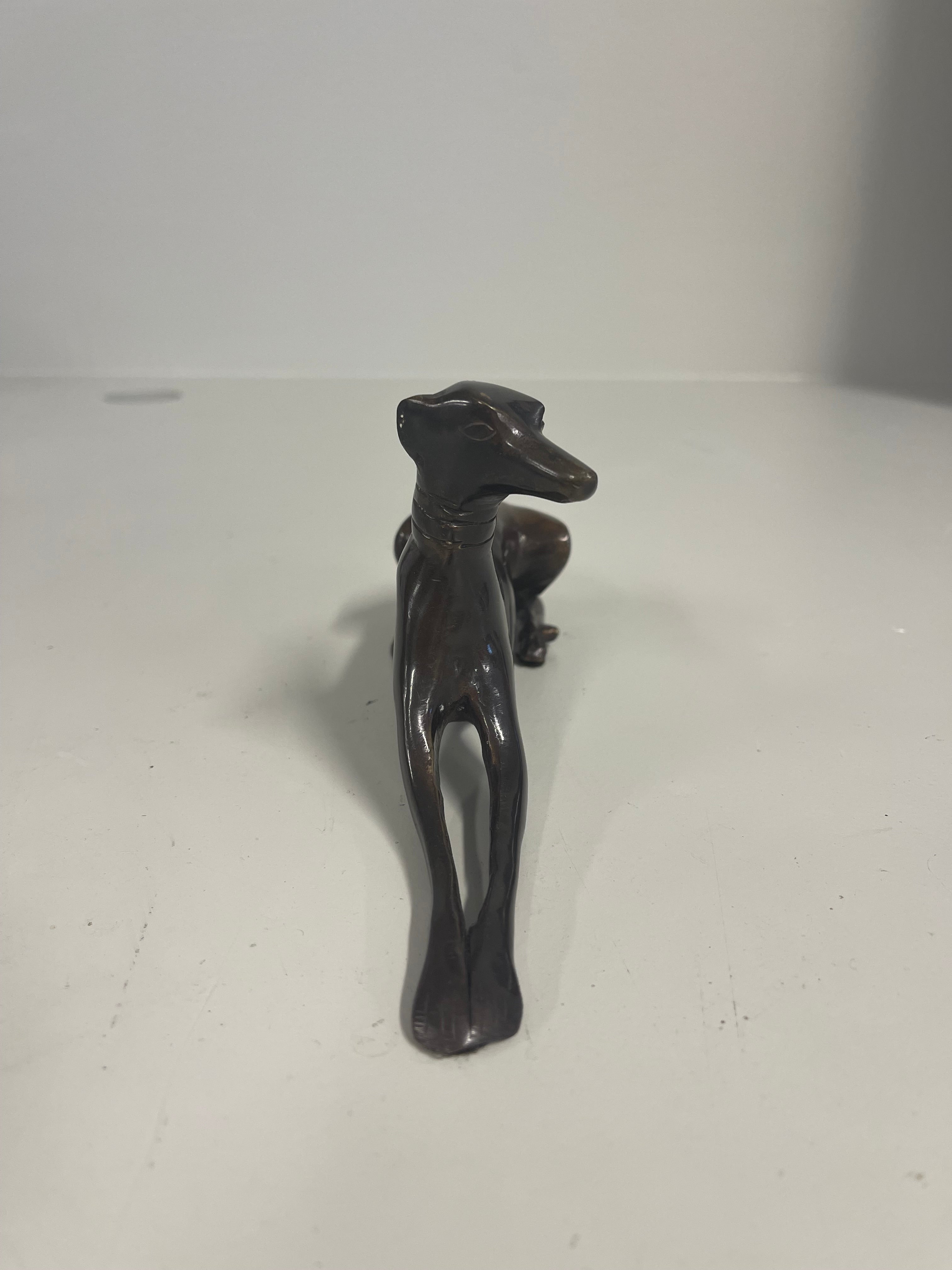 Bronze Greyhound Whippet Sculptures