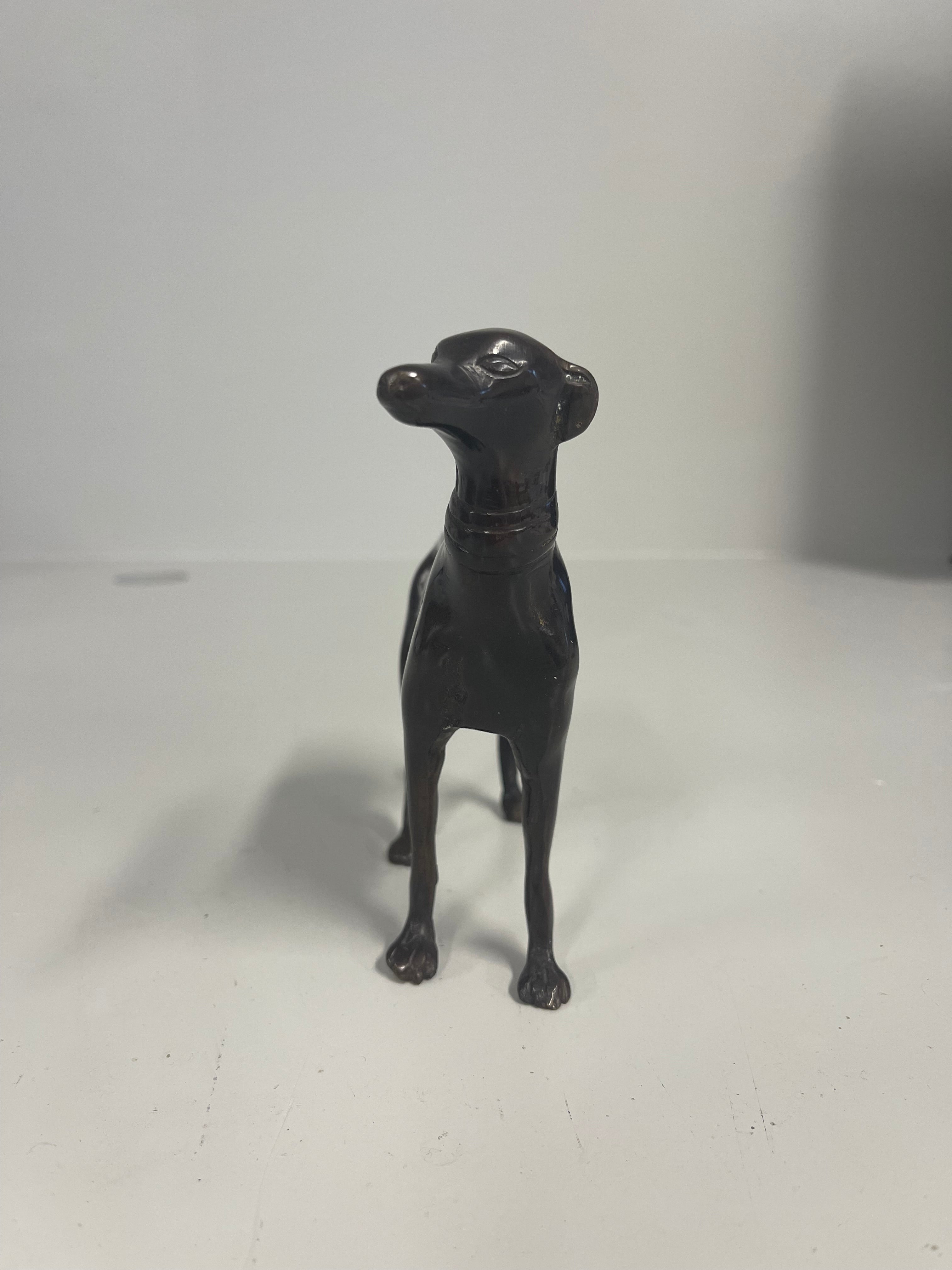 Bronze Greyhound Whippet Sculptures