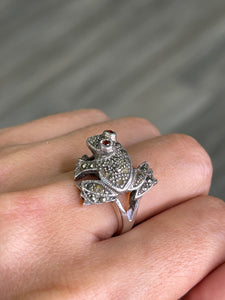 Sterling silver frog jewelry online